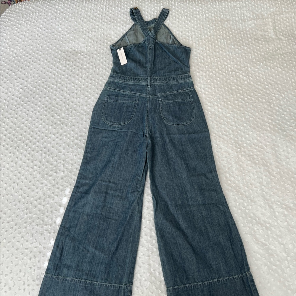 NWT Anthropologie Denim Jumpsuit - Picture 2 of 9
